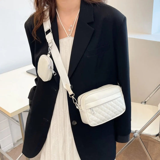 QUILTED BAG WITH COIN POCKET (QW)
