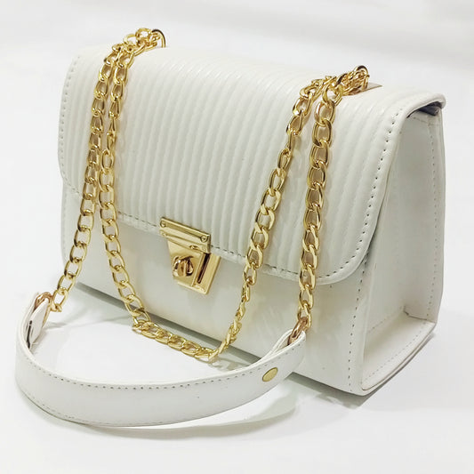 CHAIN STRAP SHOULDER BAG (SPZ - W)