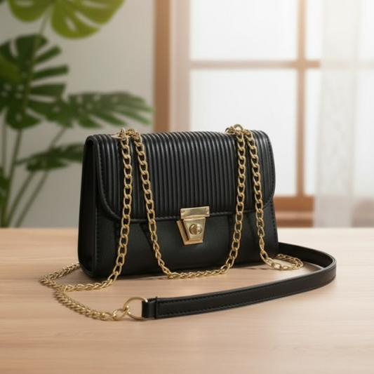 CHAIN STRAP SHOULDER BAG(SPZ - B)