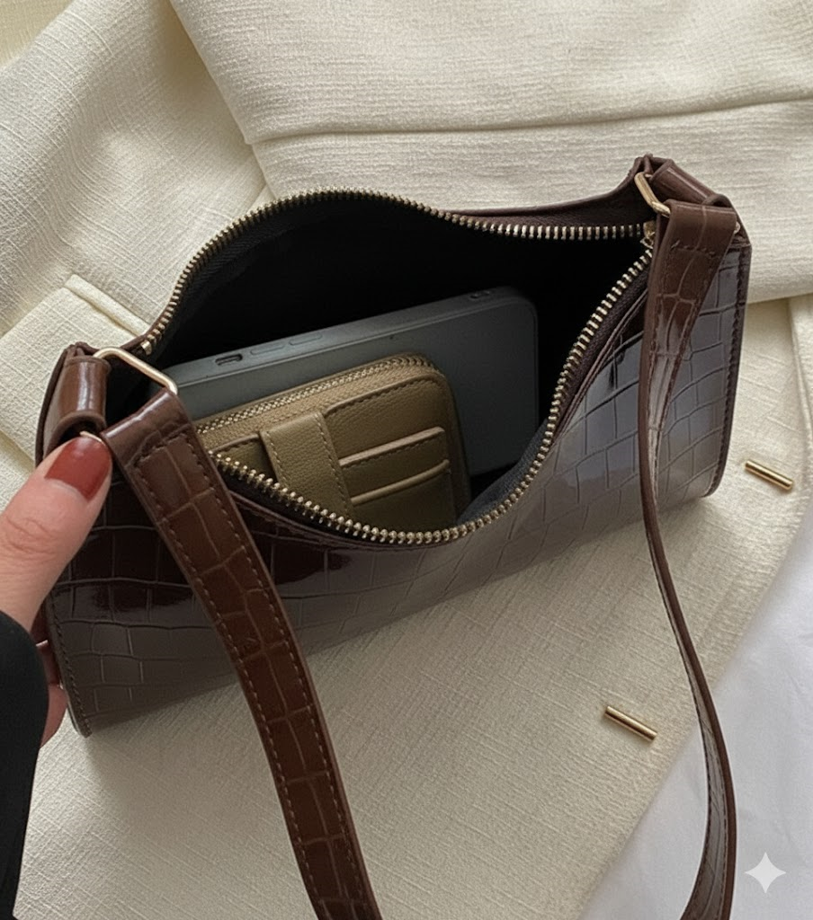 CROCODILE LEATHER SLING BAG (CRO)