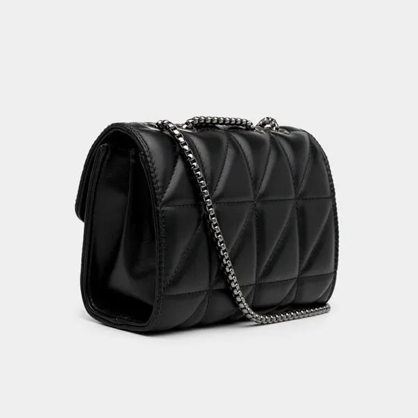 DIAMOND QUILTED PATTERN SHOULDER BAG (TEM)