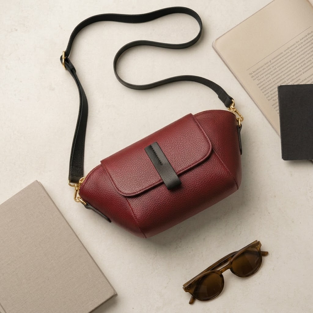 TWIN STRUCTURED CROSSBODY BAG (CR1)