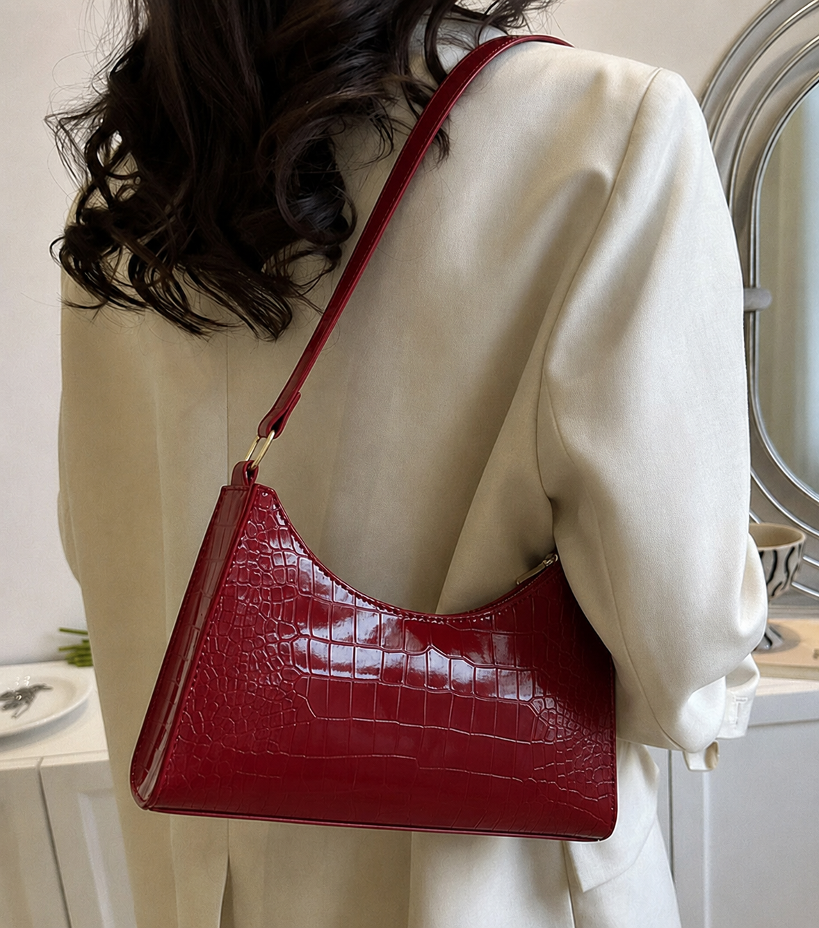 CROCODILE TEXTURE BAG (CRO)