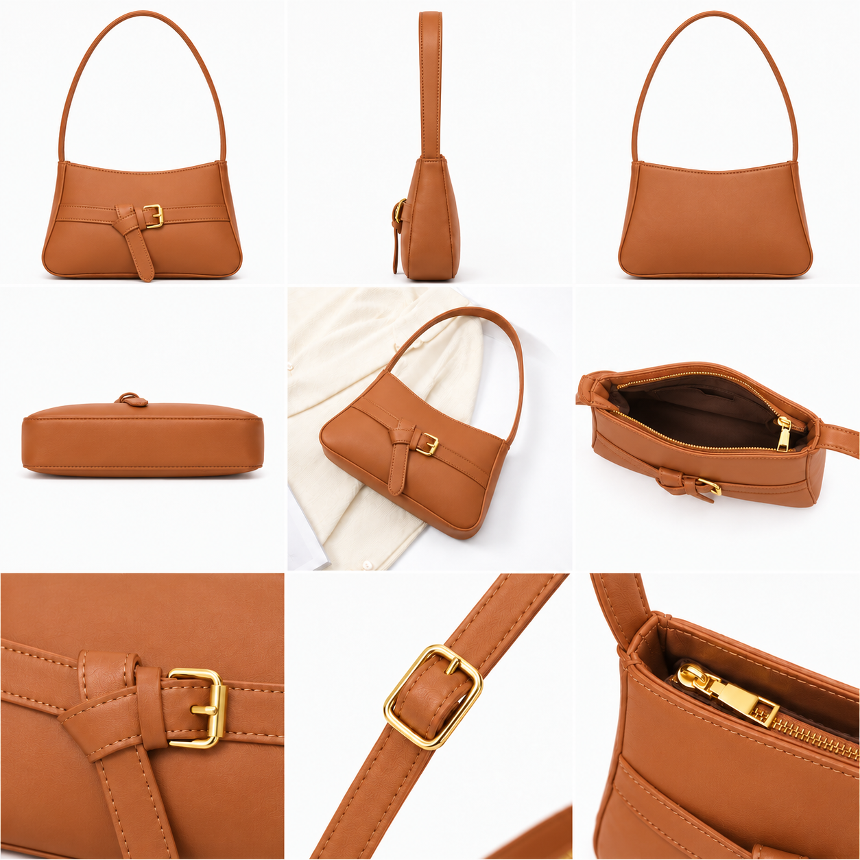 BUCKLE SHOULDER BAG (BUC)