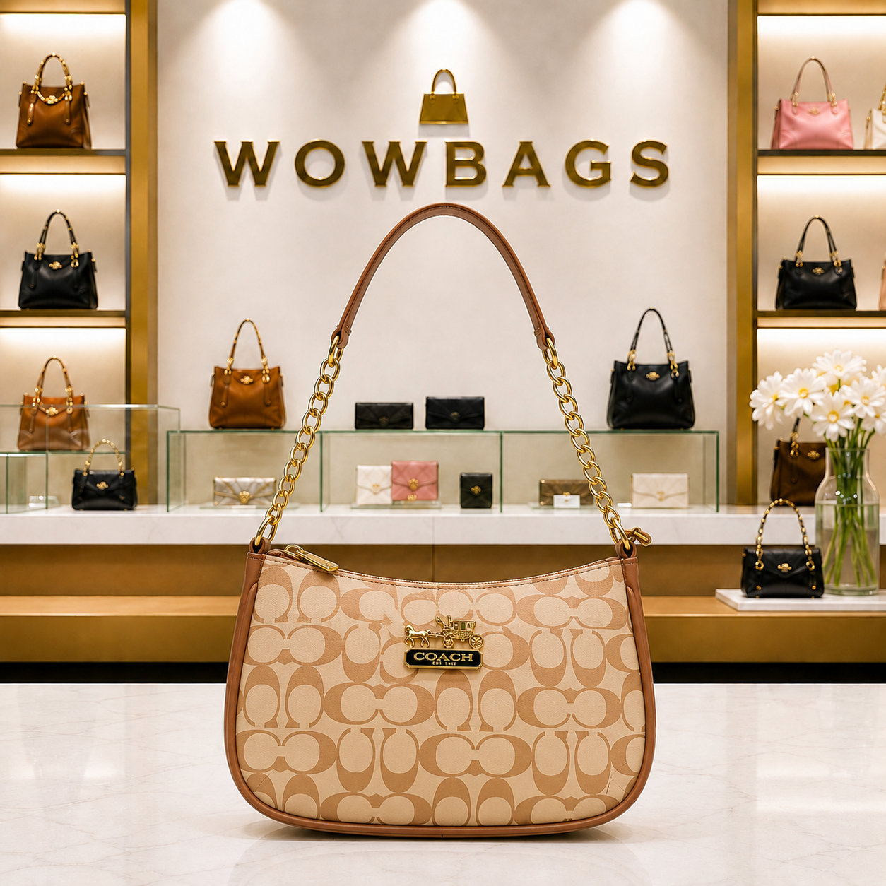 COACH TERI SHOULDER BAG (COACH)