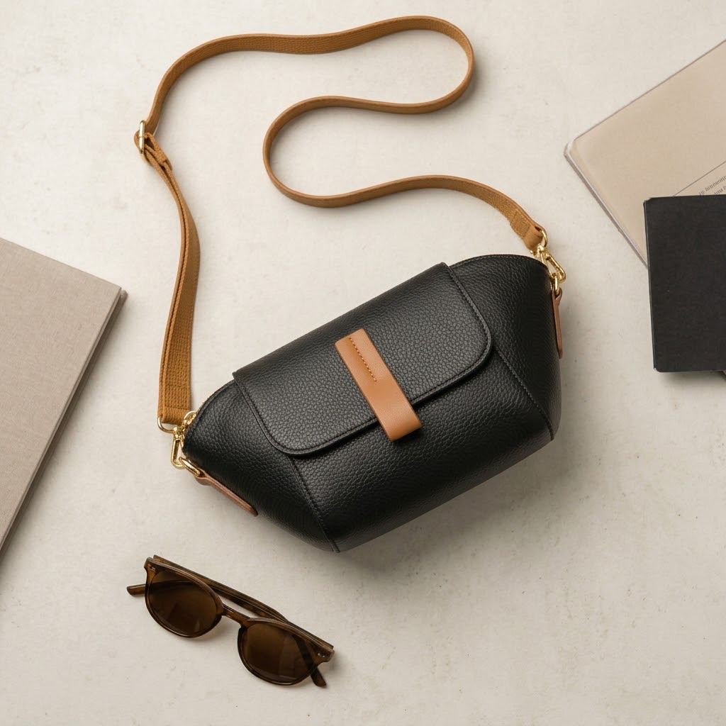 TWIN STRUCTURED CROSSBODY BAG (CR1)