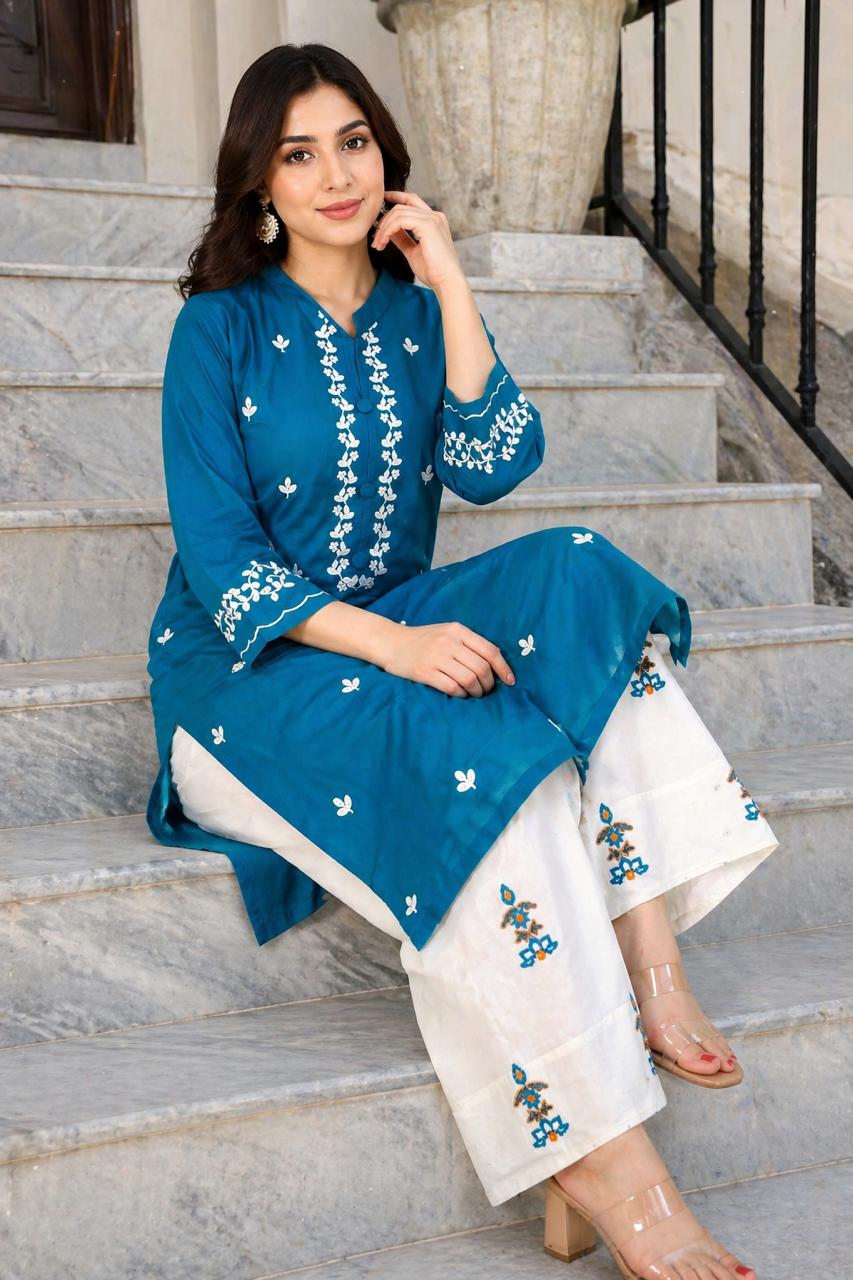 EMBROIDERED 2PC