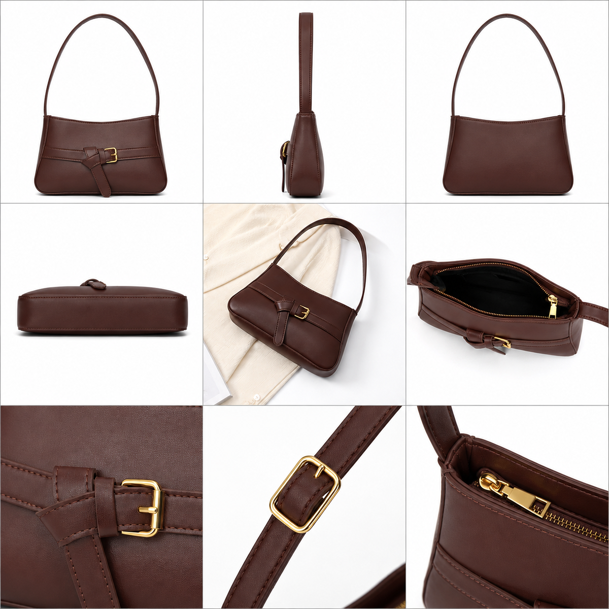 BUCKLE SHOULDER BAG (BUC)