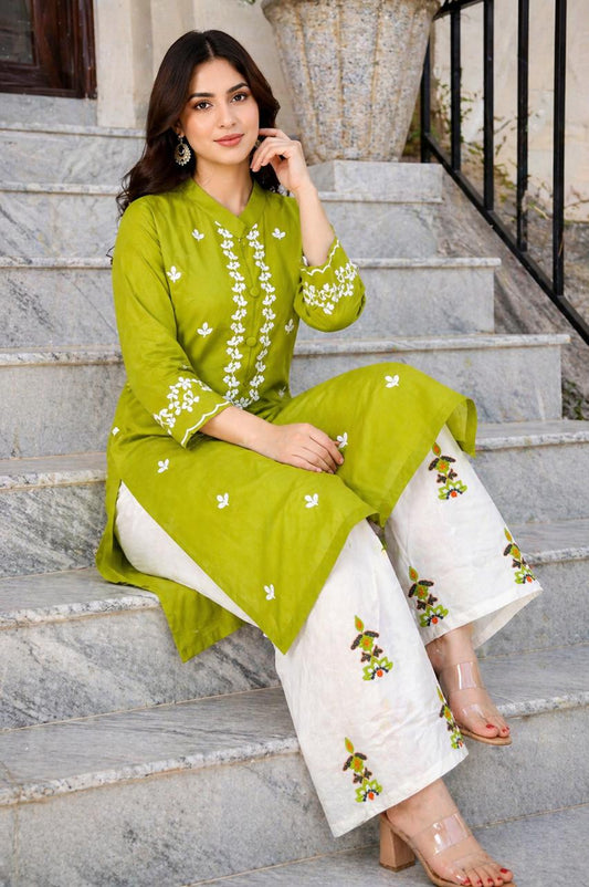 EMBROIDERED 2PC