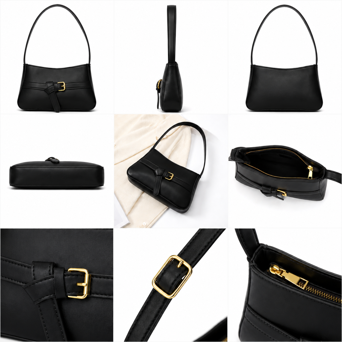 BUCKLE SHOULDER BAG (BUC)