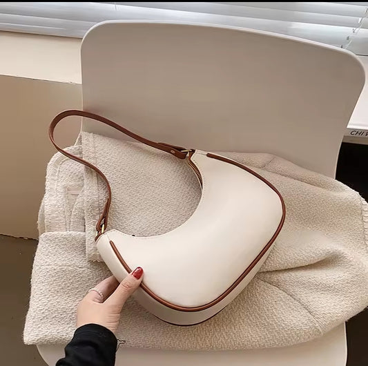 TURKISH STYLE HALF MOON BAG ( W&B)