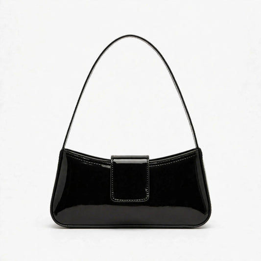 ELEGANT GLOSSY SHOULDER BAG (GLOSS)