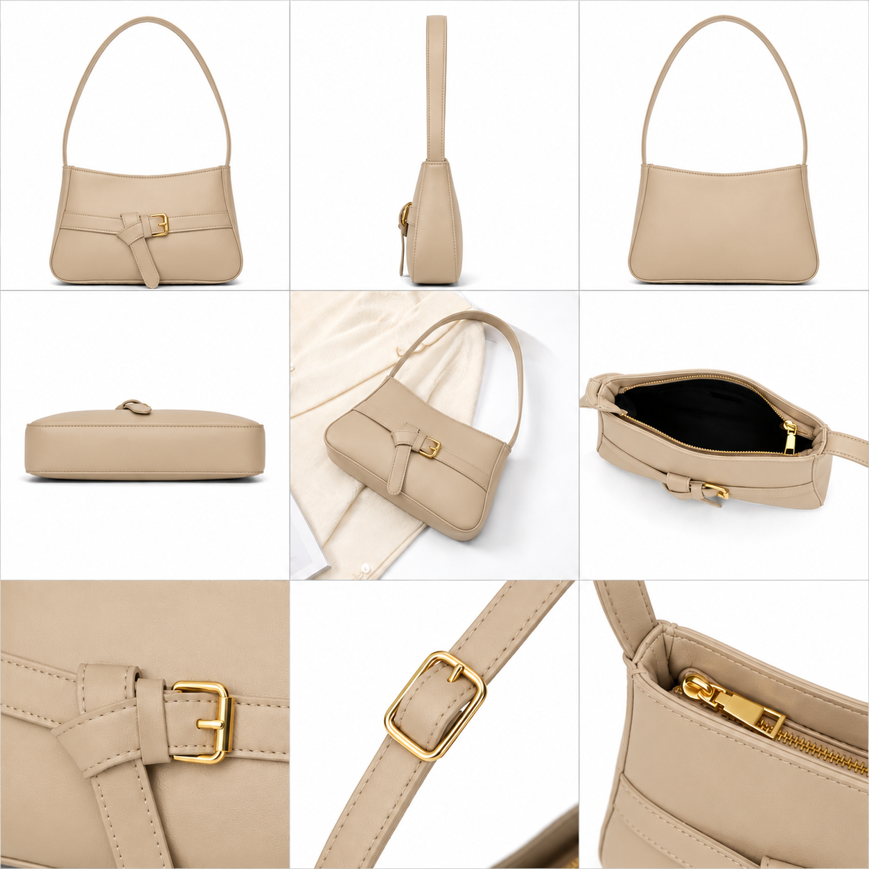 BUCKLE SHOULDER BAG (BUC)