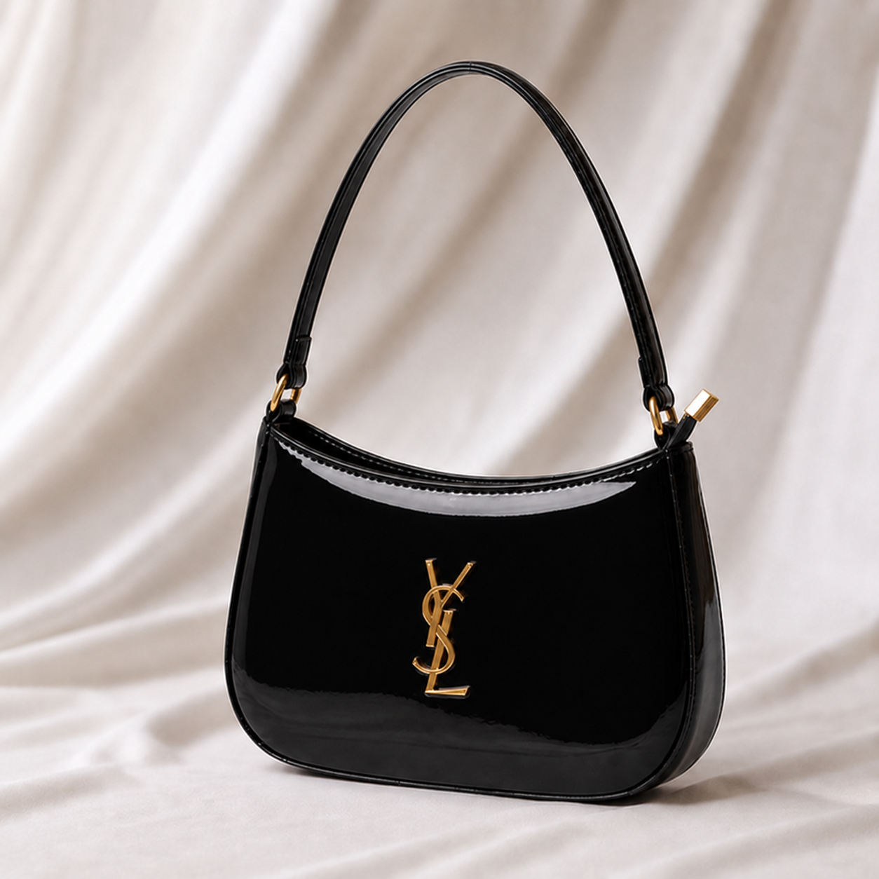 YSL GLOSSY SHOULDER BAG (YSL)