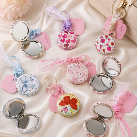 IMPORTED COMPACT MIRROR BAG CHARM