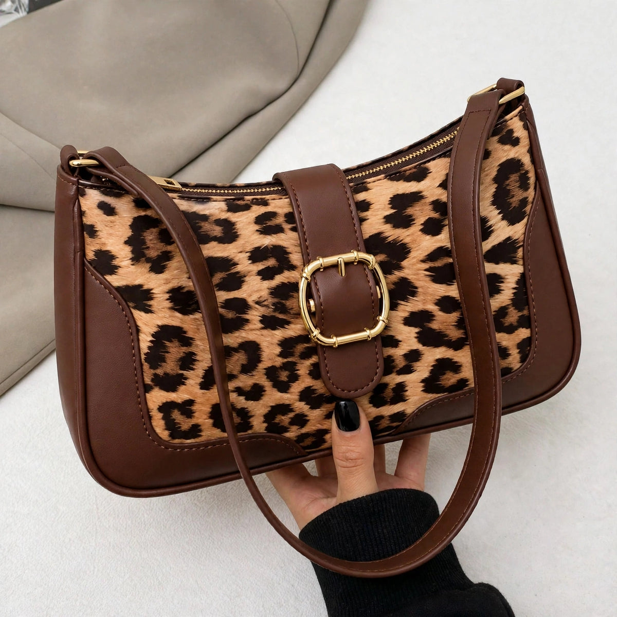 LEOPARD PRINT SHOULDER BAG (LP)