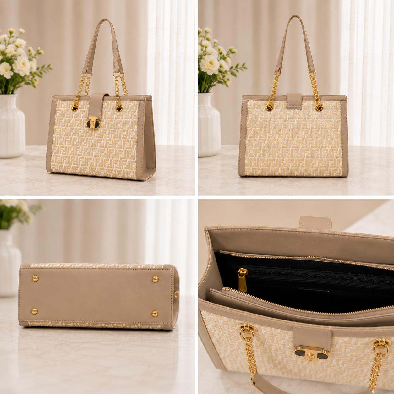 PREMIUM CLASSY TOTE BAG FOR WOMEN (BOX)