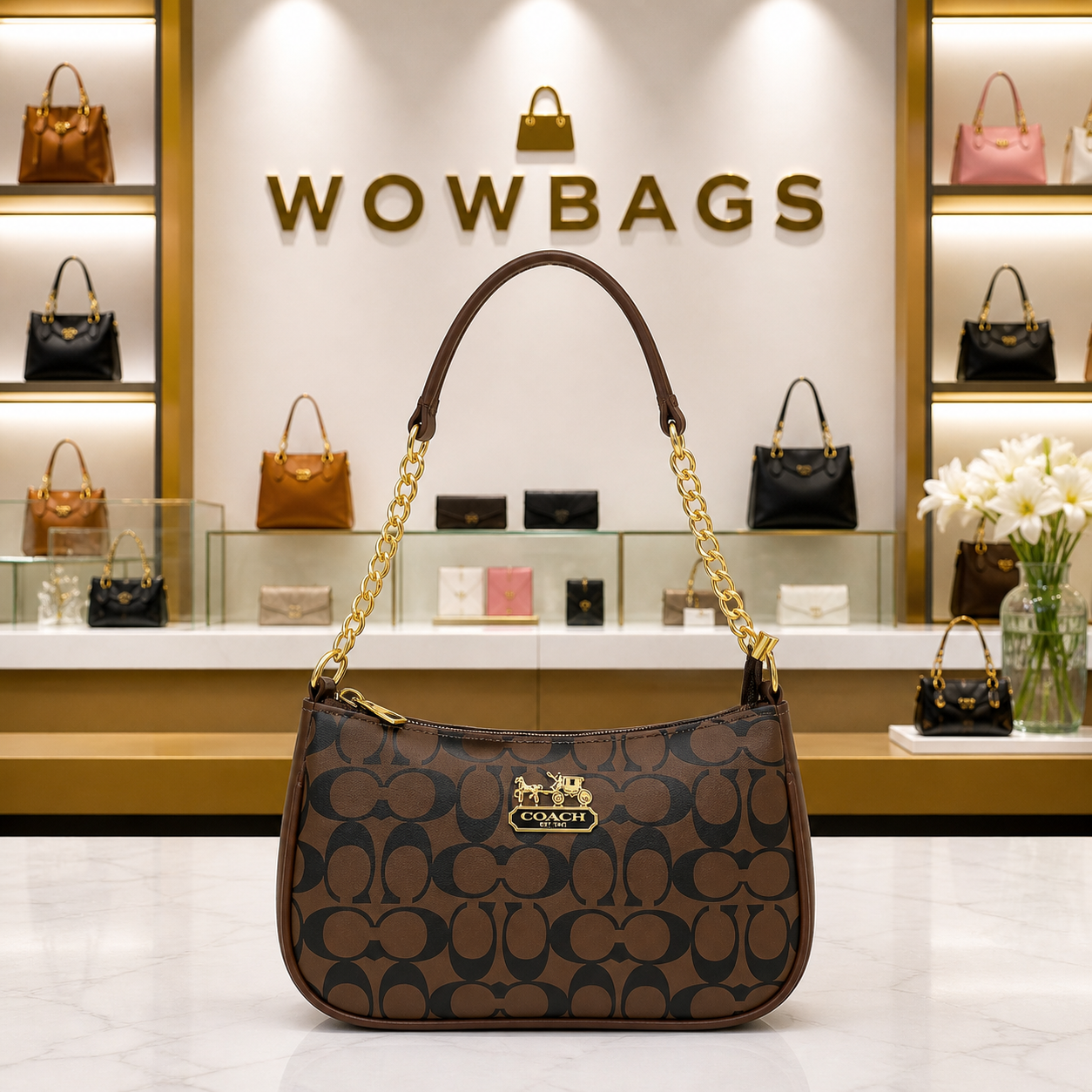 COACH TERI SHOULDER BAG (COACH)